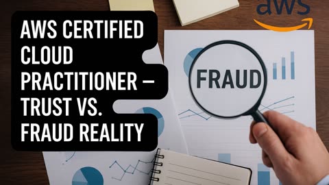 Part 65: AWS Certified Cloud Practitioner – Trust vs. Fraud Reality