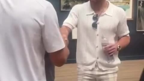Khamzat Chimaev Ran Into Dricus Du Plessis Ahead of Their UFC 319 Fight