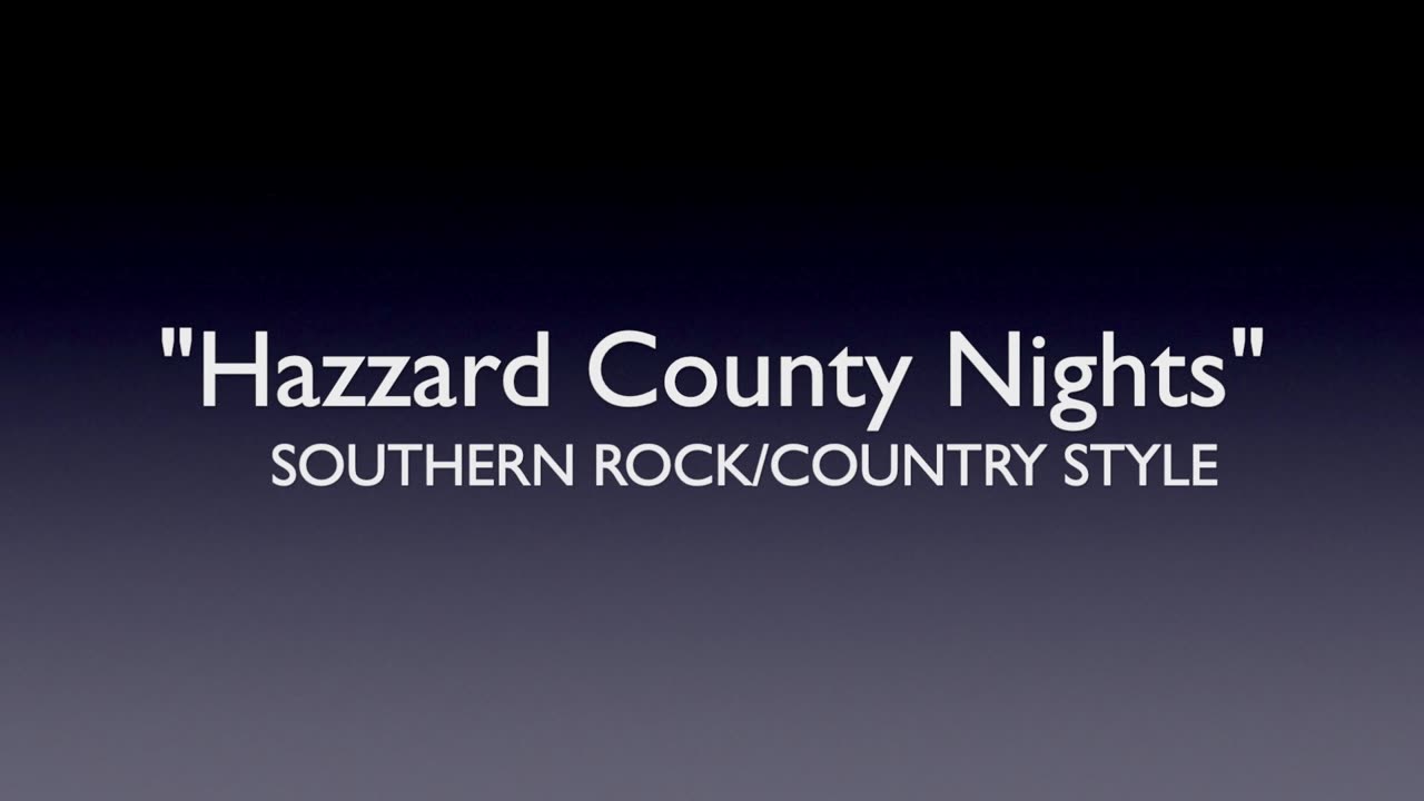 DUKES OF HAZZARD TRIBUTE SONG