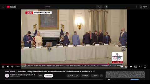 President Trump Participates in a Roundtable with the Fraternal Order of Police
