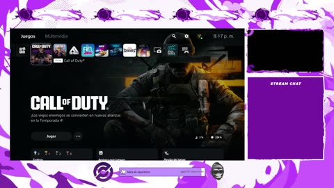 configurando el stream
