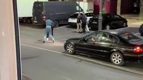 This is Spain of Pedro Sanchez. Europe is full of criminal invaders. We are fed up