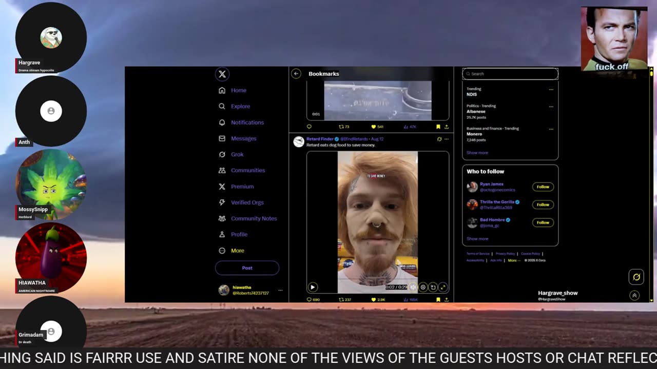 chill stream with the return of ant and other nonsence