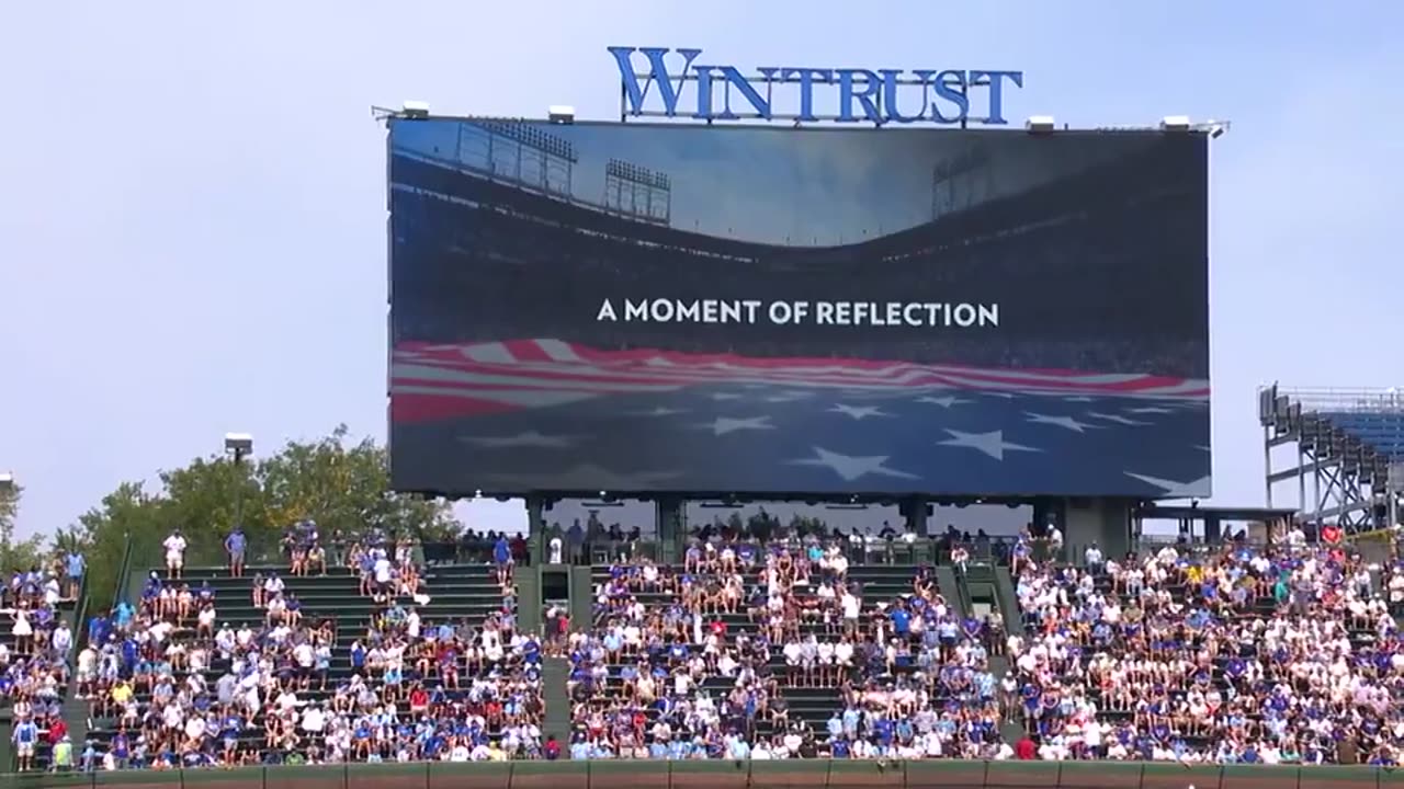 Chicago Cubs honored Charlie Kirk before their game today