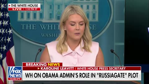 Press Sec Leavitt · DNI Report Vindicates PDJT - it's time justice is served