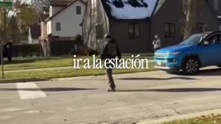 Karen is back for another illegal alien detention in Palatine, Illinois having an epic meltdown