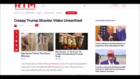 Creepy Trump Shooter Video Unearthed