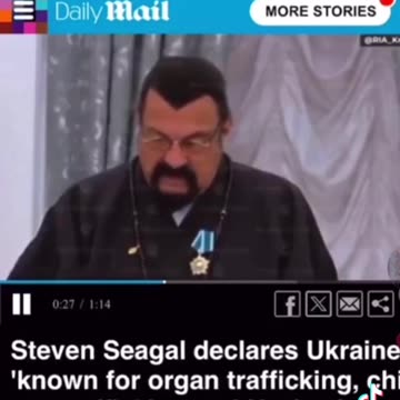 Steven Seagal on Ukraine - LISTEN!!!