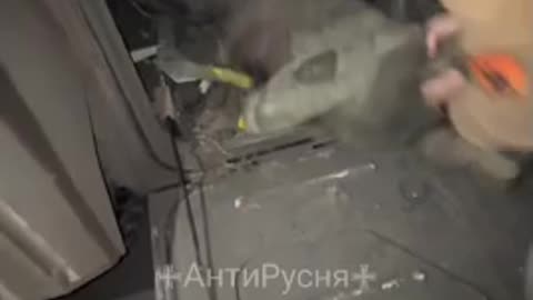 Ukrainian Reconnaissance Squad Returns to Base With a Catch
