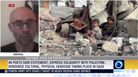 Group of poets from around the world has condemned Israel's genocidal war on Gaza