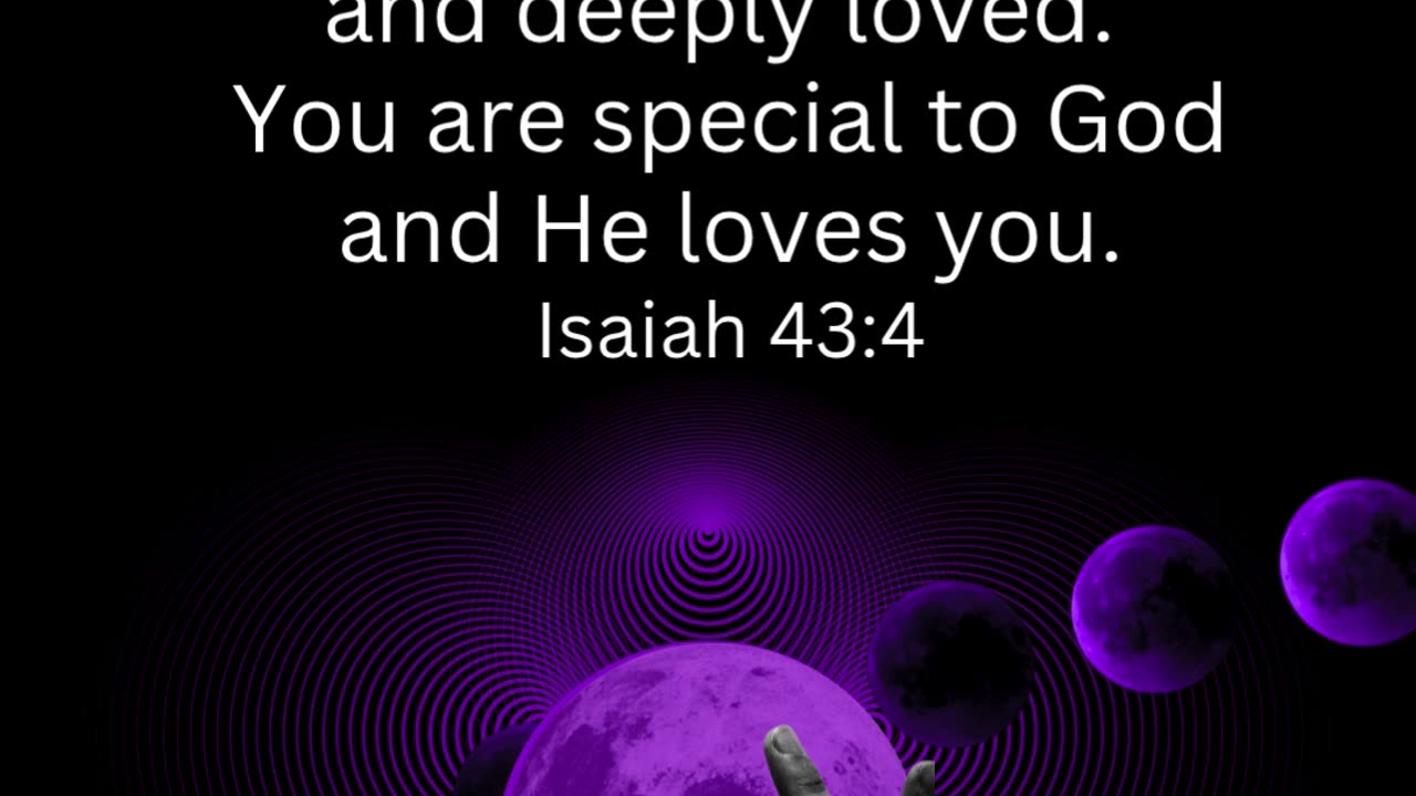 You are chosen by God