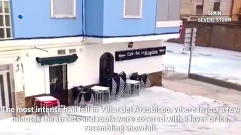 L'Europe est à nouveau attaquée par les tempêtes. C'est maintenant l'Espagne qui souffre.
