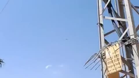 WATCH: Israeli Air Force helicopter intercepts UAVs launched from Yemen into Israel moments ago.