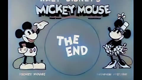 Mickey Mouse: The Chain Gang (1930) | Colorised With Deoldify & Upscaled with REAL-ESRGAN