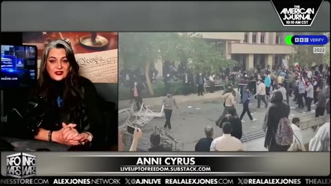 Iranian American journalist Anni Cyrus exposes the link between the Iranian uprising and the capture of Venezuela's Maduro