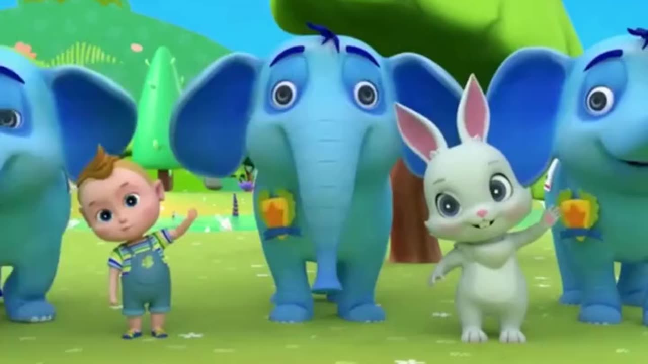 Playing elephant