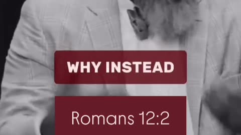 Pastor Voddie Baucham | Teaches on Romans 12:2. #bibleverse