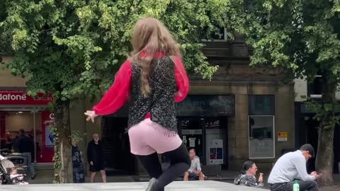 Live performance in Lancaster square