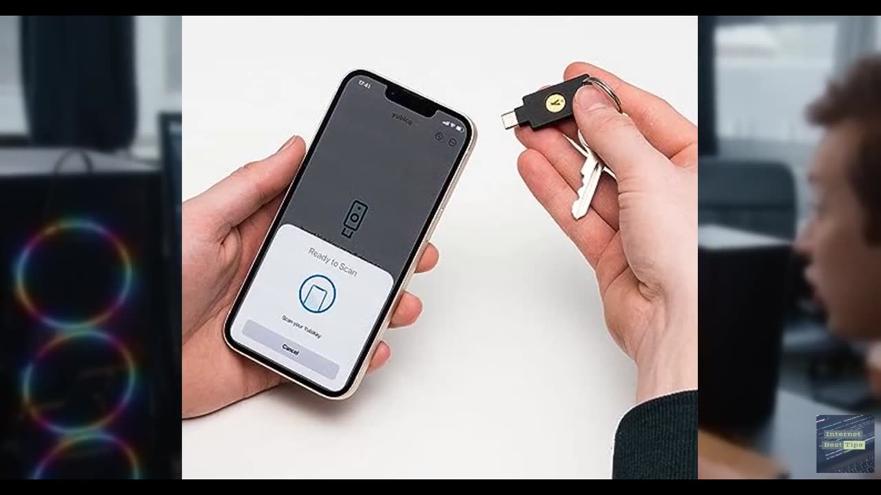 Yubico - Security Key C NFC - Black - Two-Factor authentication (2FA) Security K