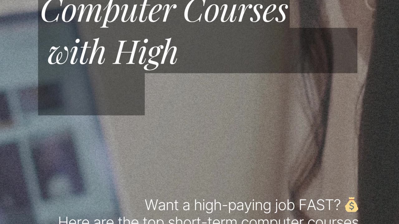 Best Short-Term Computer Courses with High Job Scope