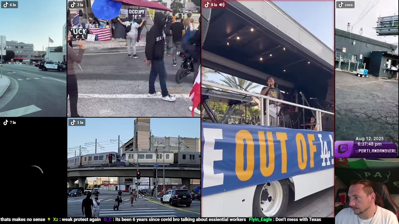 ICE PROTEST LA LOS ANGELES
