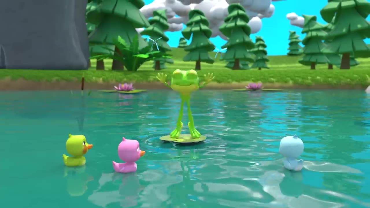 5 Little Ducks(Learn Colors Song)