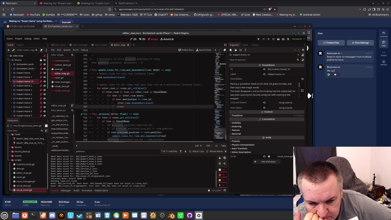 Making my "Dream Game" using the Redot engine #121 part 2