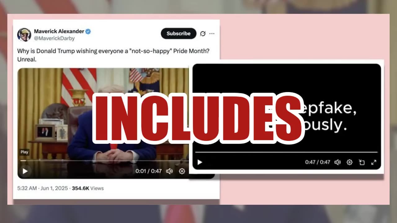 Fact Check: Video Of Trump Wishing 'Not So Happy Pride Month' Was NOT Authentic