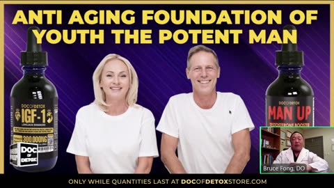 IGF-1 THE ANTI-AGING FORMULA ANTI AGING FOUNDATION OF YOUTH THE POTENT MAN