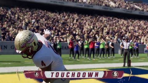 “Deep Bomb TD vs Navy 🎯💥 FSU Don’t Play! #NCAA26 #Shorts”