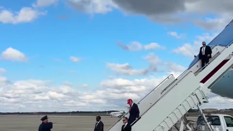 President @realDonaldTrump returns to Washington, DC after a successful