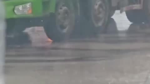 He is really lucky but he doesn't like the rain