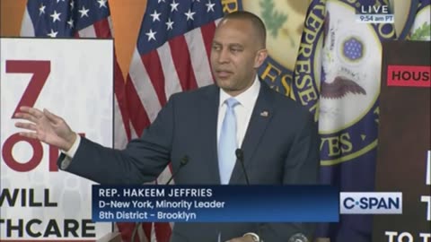 Hakeem Jeffries comments on Democrats who stormed ICE facility in NJ