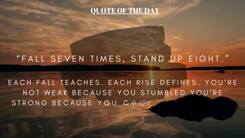 "QUOTE OF THE DAY"
