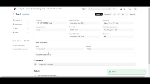 SigzenERP - Don't Miss Out: Master Income Tax Slabs Setup in PayRoll