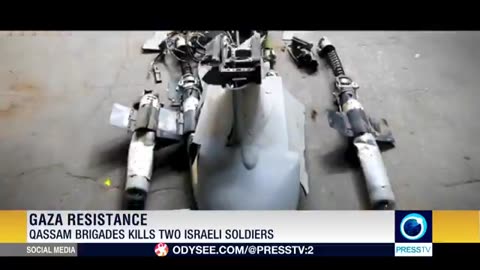 Palestinian fighters downed an Israeli drone