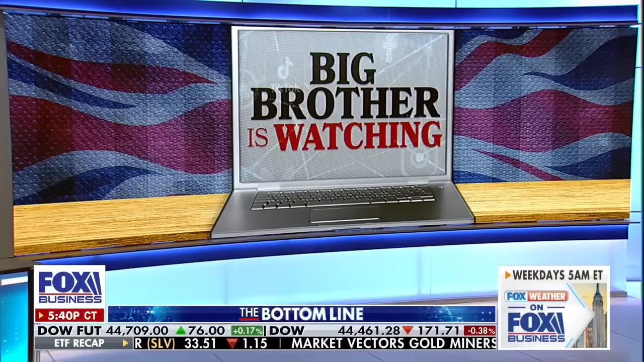 Fox News in the US, reporting on how Britain is now a living example of 1984