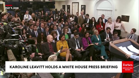 Karoline Leavitt Holds White House Press Briefing As Trump Urges Lower China Tariffs