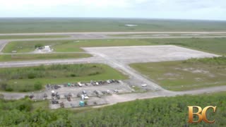 Protesters line highway in Florida Everglades to oppose ‘Alligator Alcatraz’