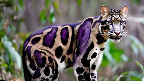 Sunakhari the purple clouded leopard