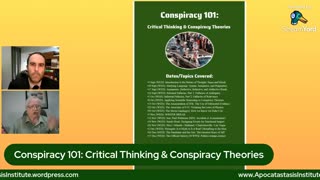 NEW ONLINE COURSE! CONSPIRACY 101: Critical Thinking & Conspiracy Theories