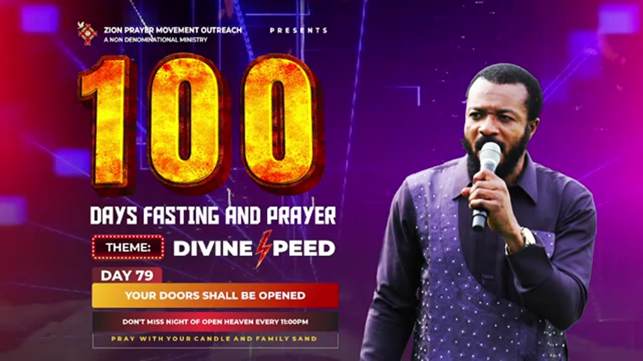 NIGHT OF OPEN HEAVEN [DAY 79: 100 DAYS FASTING & PRAYER] 21ST SEPT. 2025