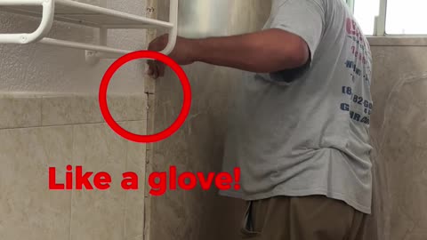 Composite Panels Install for Affordable Bathroom Remodel That Looks Like Real Stone
