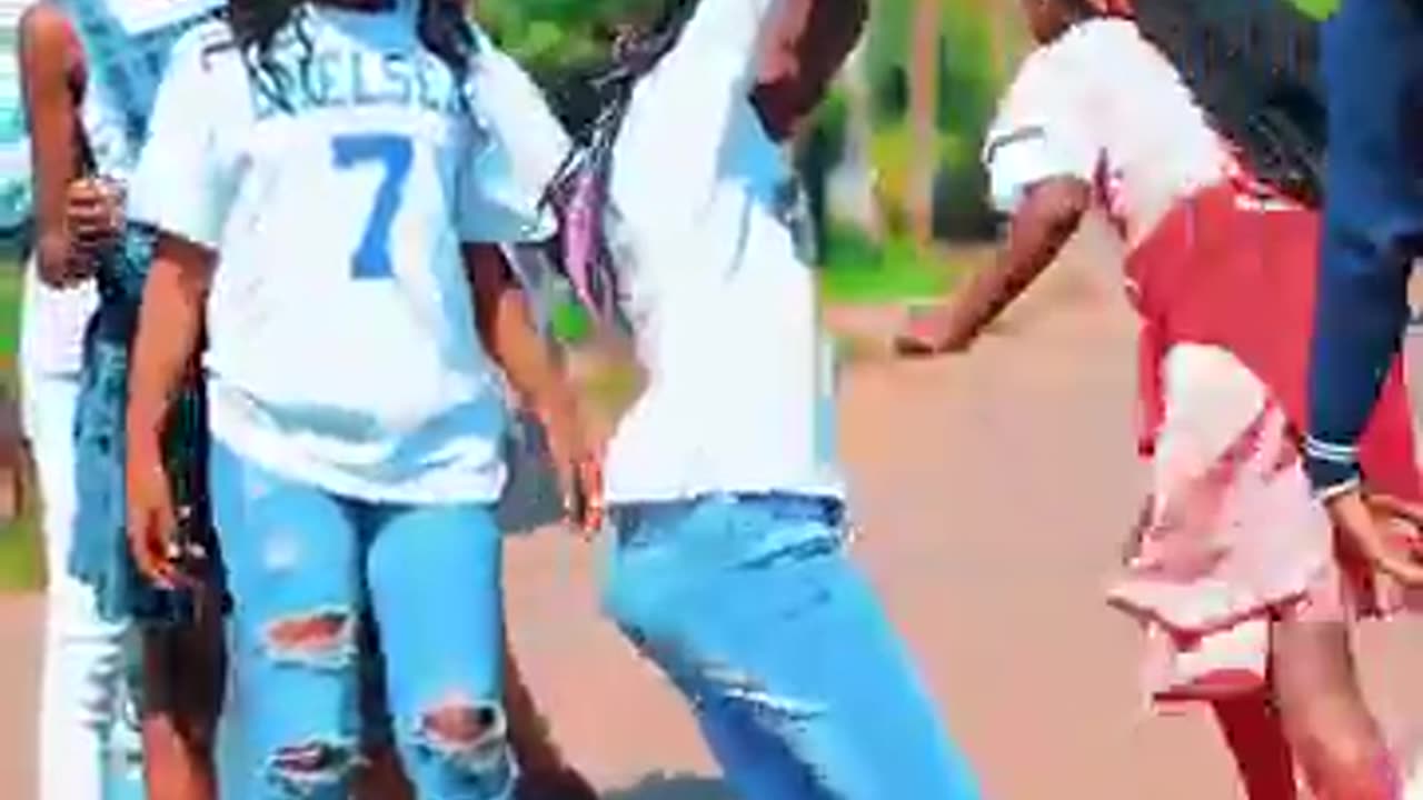 Funny kids dance.