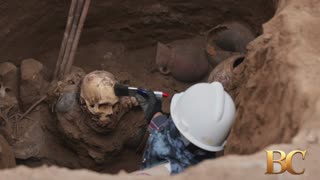 Utility workers in Peru unearth pre-Incan tomb with 1,000-year-old remains