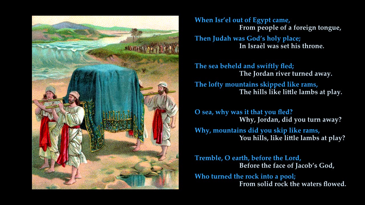 Psalm 114 in full. Tune: Hereford