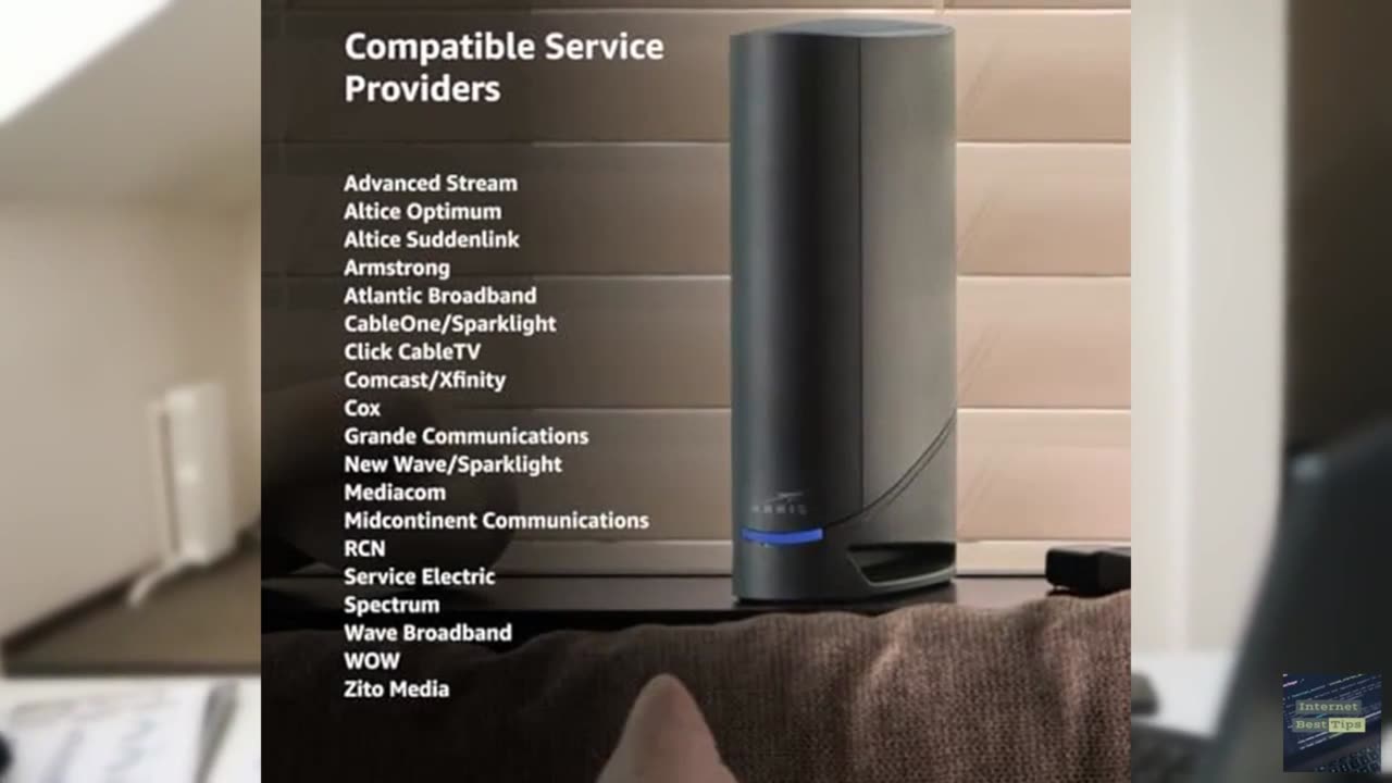 ARRIS (G34) - Cable Modem Router Combo - Fast DOCSIS 3.1 Gigabit WiFi 6 (AX3000)