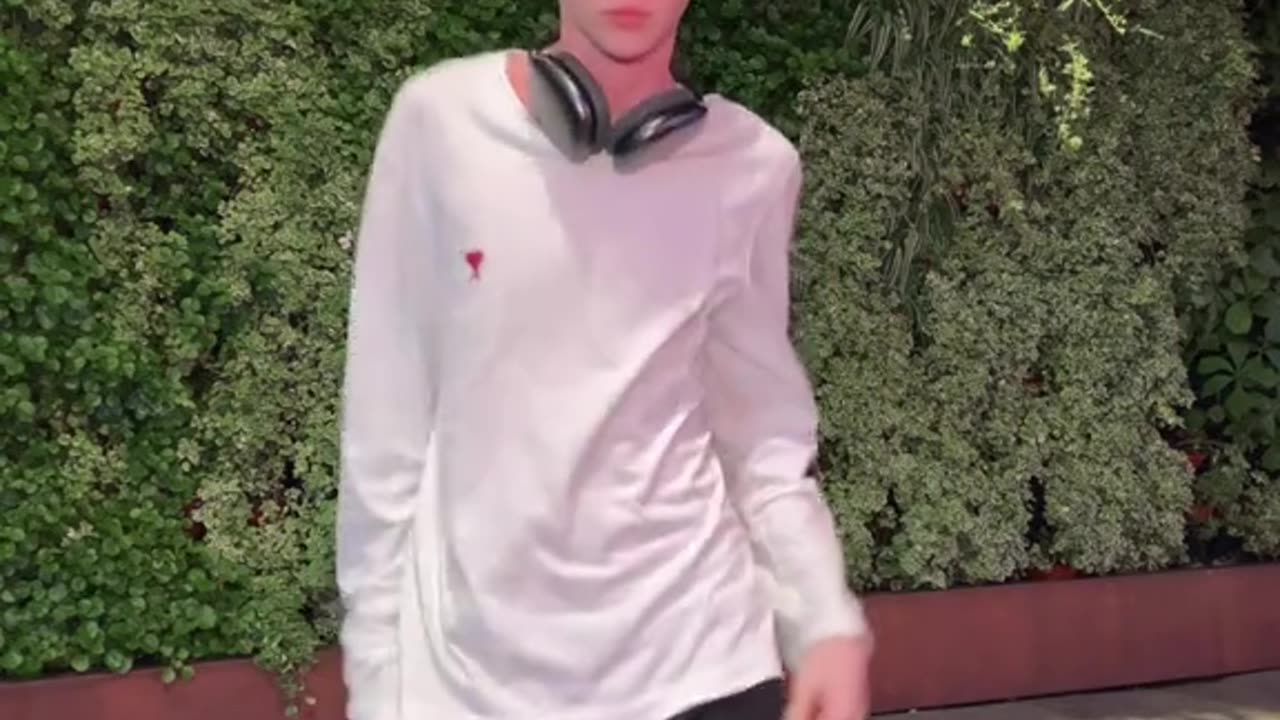 Another with sunglasses exploring streets at night