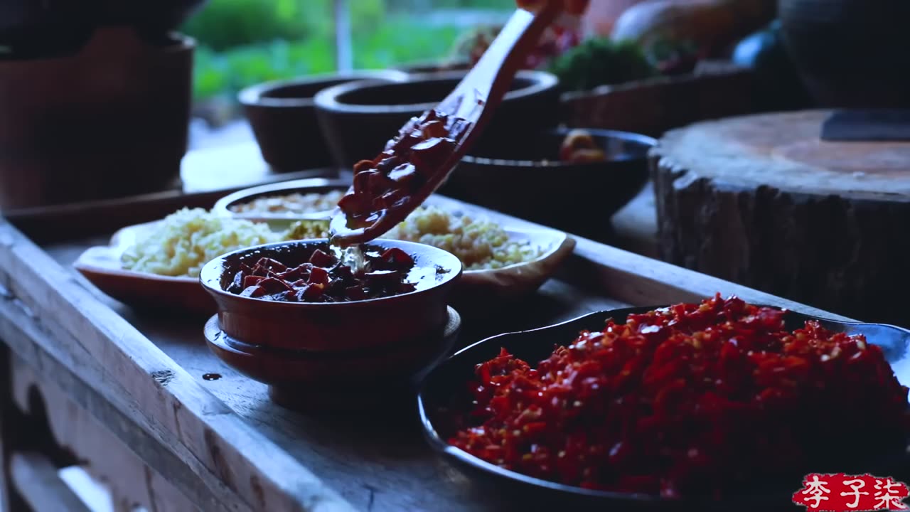 The beef sauce flavoured with chicken oil is spicy & delicious