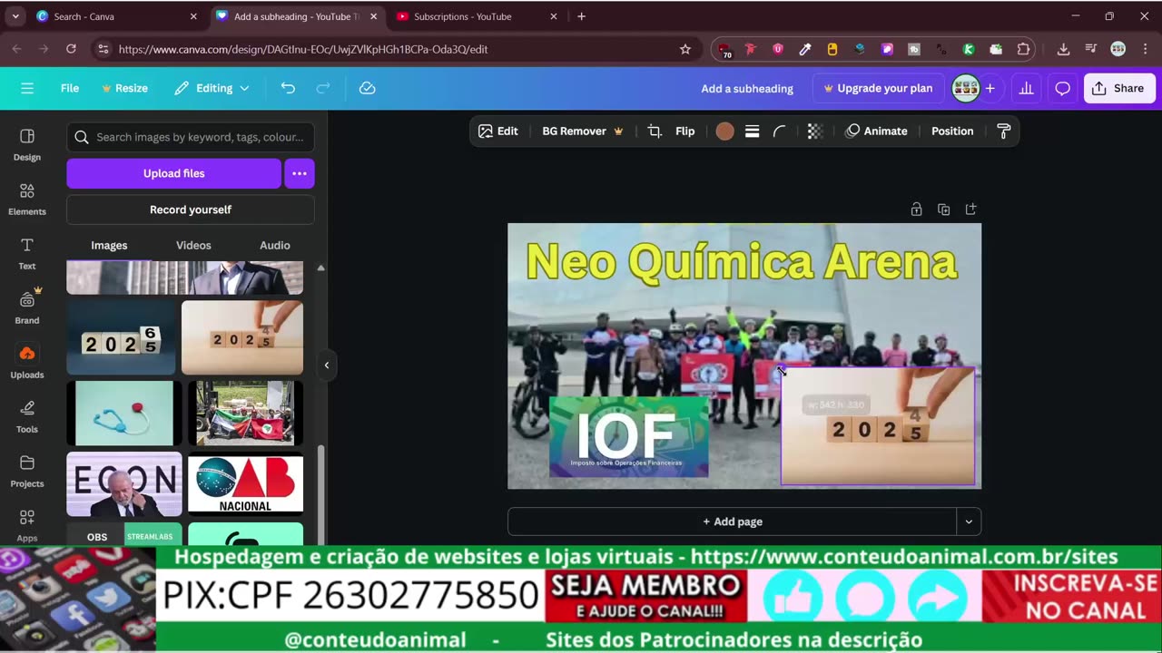 como criar thumbnail do zero com canva.com feat jmccestari